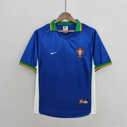Portugal Jersey Away kit 1998 Retro Football Team Soccer Shirt