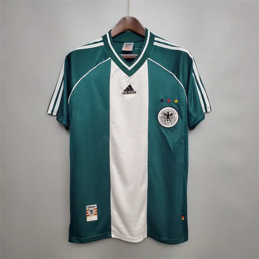 Germany Jersey Away Kit 1998 Retro Football Team Soccer Shirt