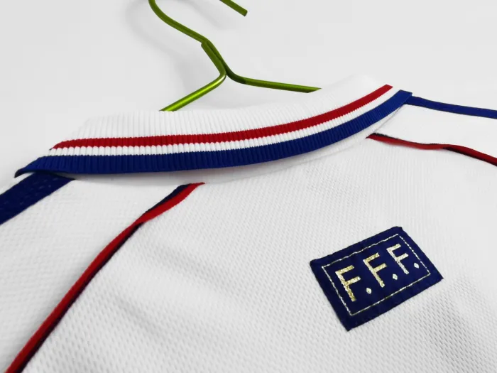 France Jersey Away Kit 1998 Retro Football Team Soccer Shirt