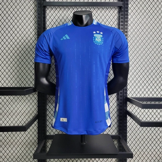 Player Argentina Away Kit 24/25 Copa America 2024 Football Jersey Messi
