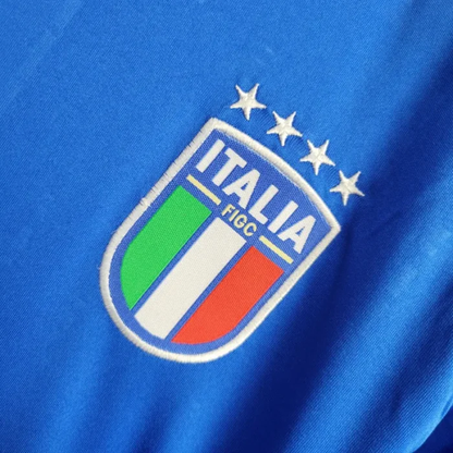 Kids Italy Home Kit 24/25 Euro Cup 2024 Football Jersey