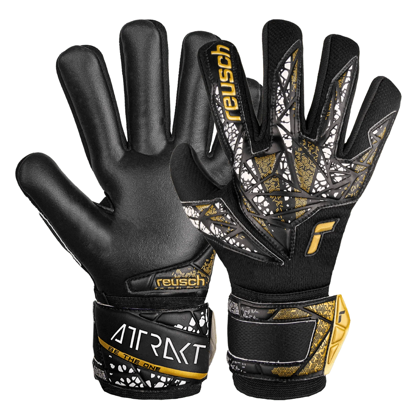 Reusch JR Attrakt Silver NC FS Goalkeeper Gloves
