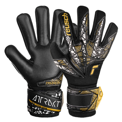 Reusch JR Attrakt Silver NC FS Goalkeeper Gloves